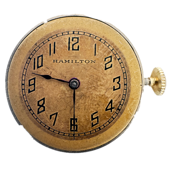 Antique 6/0s 1921 Hamilton 17j Mechanical Hunter Pocket Watch Movement 986 USA