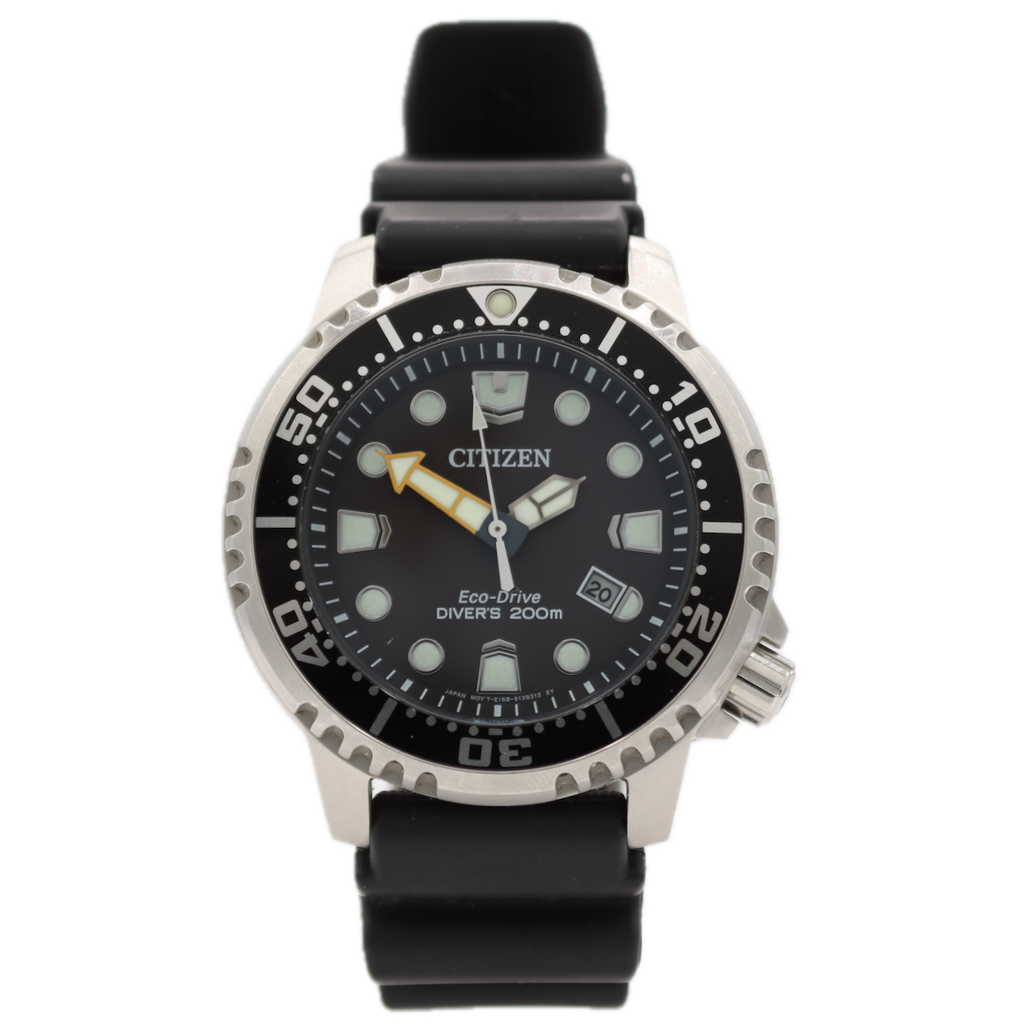 44mm Citizen E168-S126126 Promaster Men's Quartz Wristwatch EcoDrive E168 Japan