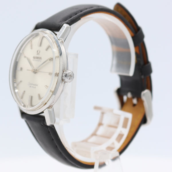 Vintage 34.5mm Omega Seamaster De Ville Men's Automatic Wristwatch Swiss Steel