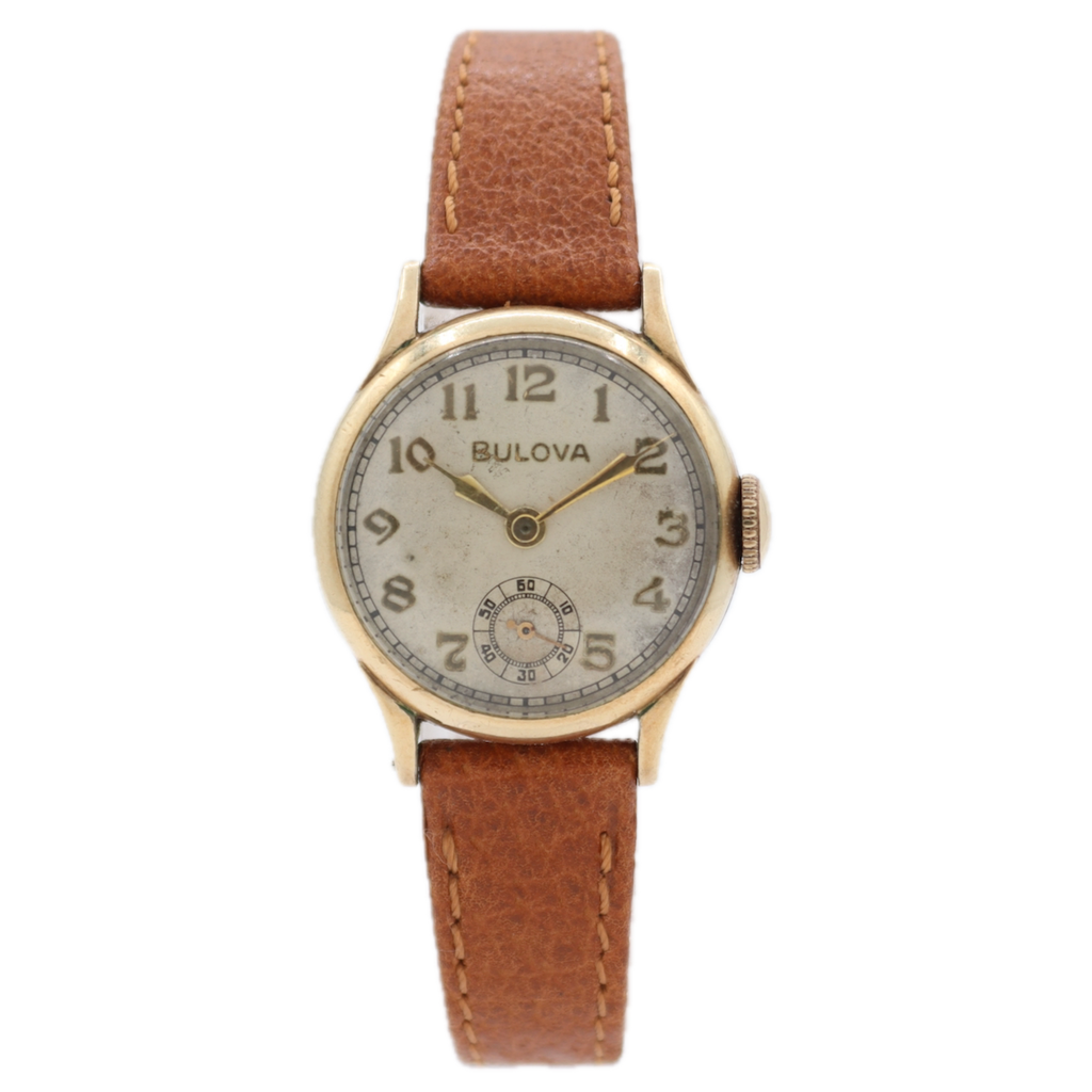 Vintage 1936 Bulova Apollo 15 Jewel Men's Mechanical Wristwatch USA 10k RGP