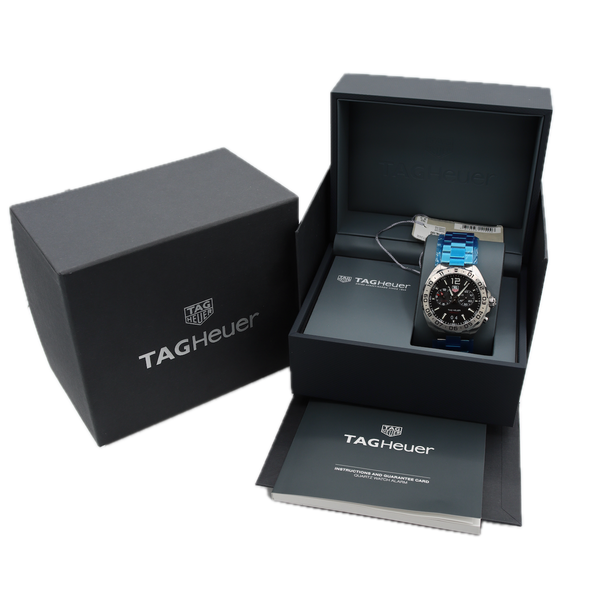 41mm TAG Heuer WAZ111A.BA0875 Formula 41 Date Men's Quartz Wristwatch Steel