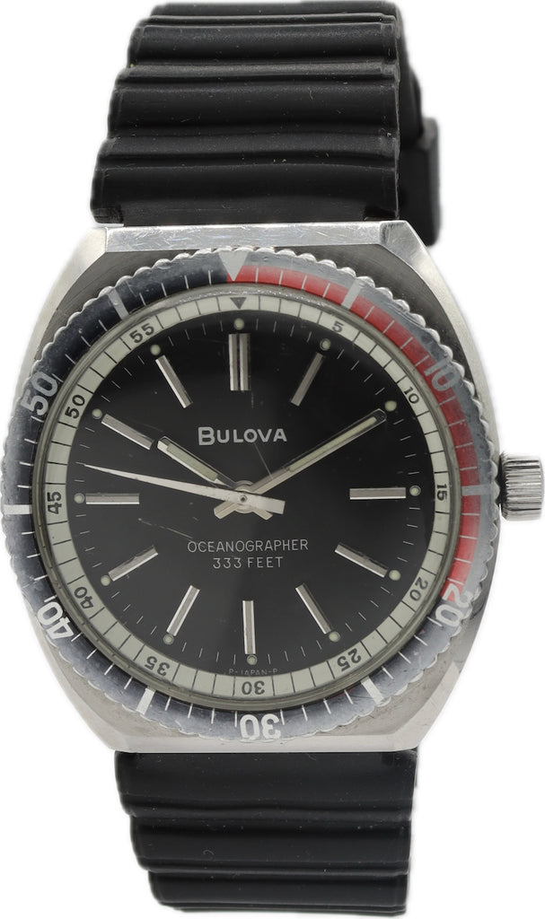 Vintage 38mm 1976 Bulova Oceanographer Men's Mechanical Wristwatch 1041.10