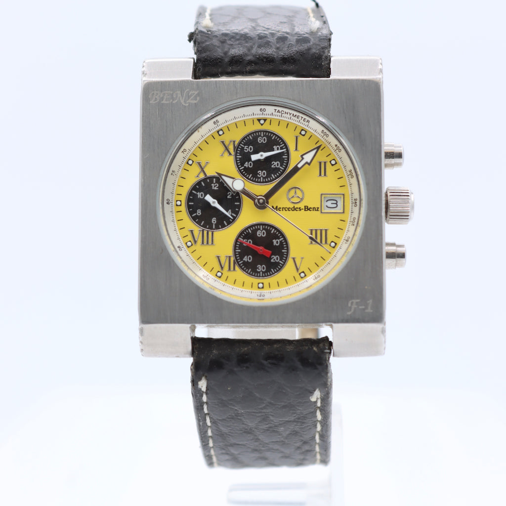 Vintage 35mm Mercedes T2-301 Formula One Men's Quartz Wristwatch Miyota 0S10