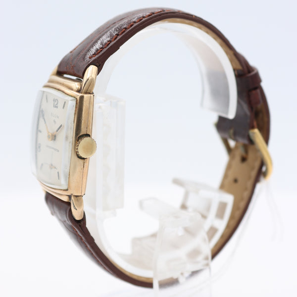 Vintage Elgin 4608 17 Jewel Men's Mechanical Wristwatch 558 USA 10k Gold Filled