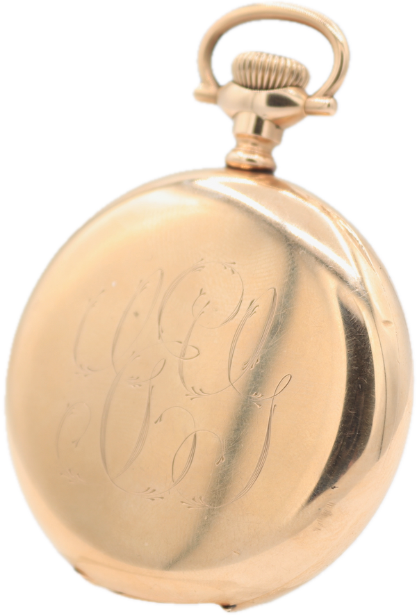 Antique 16s 1907 E Howard 17 Jewel Mechanical Pocket Watch Series 3 25 Year GF