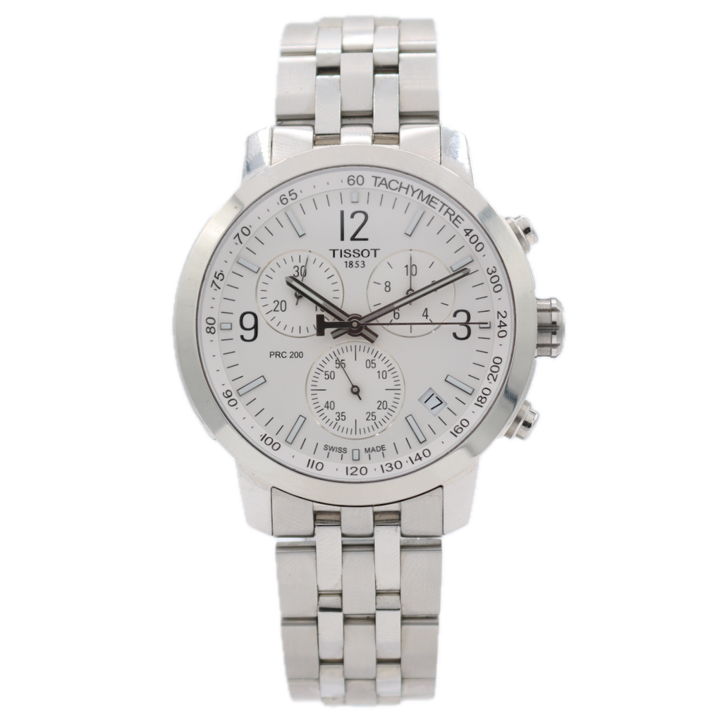 43mm Tissot T114.417 PRC 200 Men's Quartz Wristwatch ETA G10.212 Swiss S.Steel