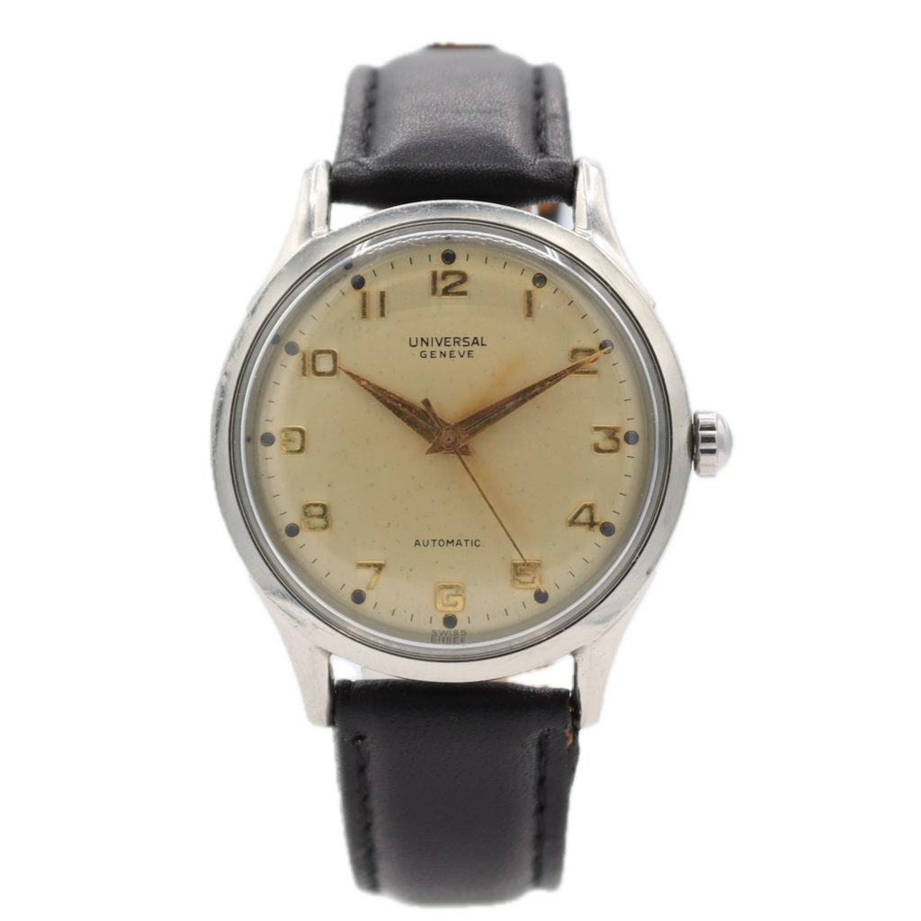Vintage 35mm 1952 Universal Geneve 20207 Men's Automatic Wristwatch 138SS Steel