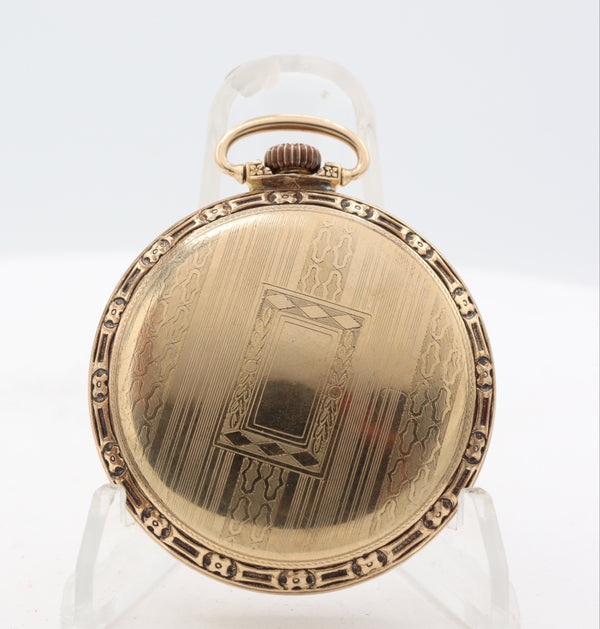 Antique 16s 1914 Hamilton Pinstriped 21 Jewel Railroad Pocket Watch 992 USA