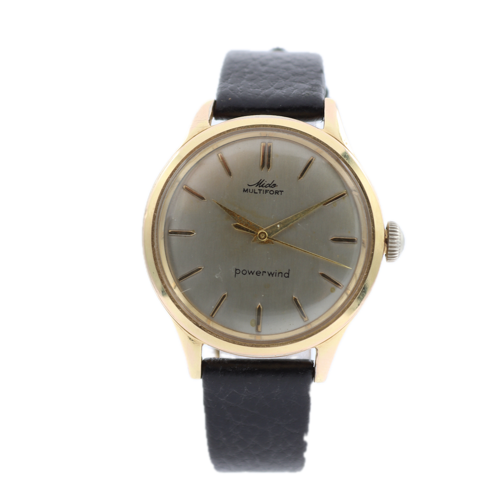 Vintage Mido Multifort Men s Automatic Wristwatch 917P Swiss Gold Plat thewatchpreserve