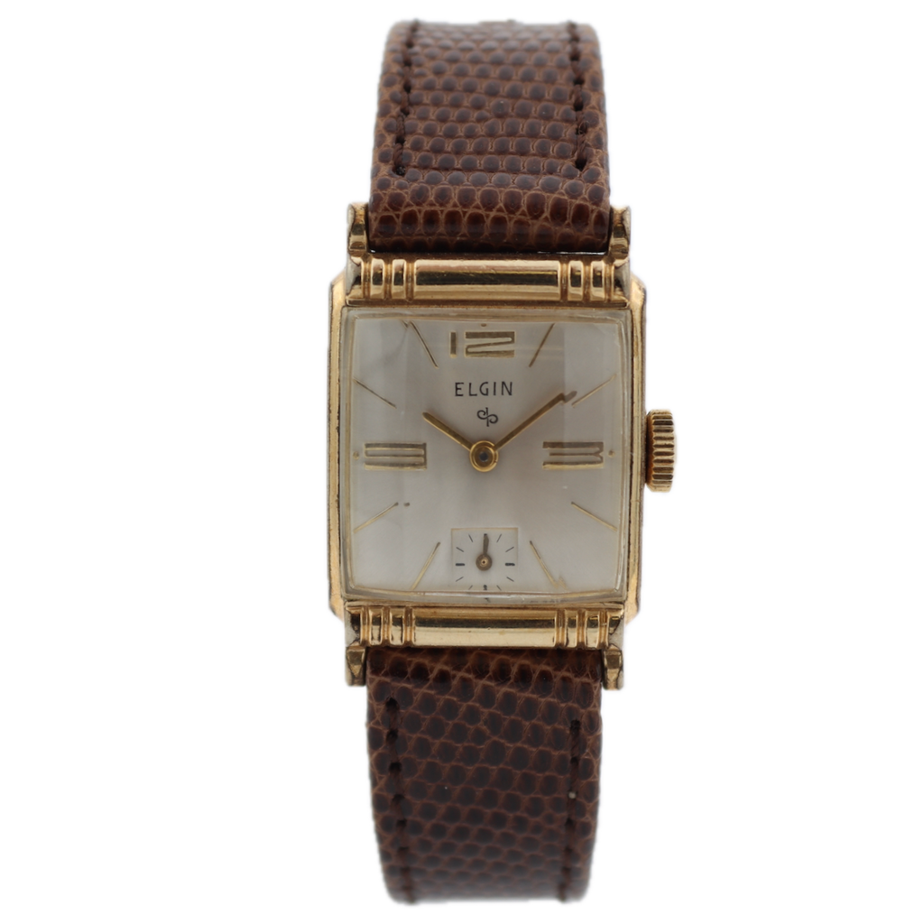 Vintage Elgin 6519 21 Jewel Men's Mechanical Wristwatch 559 USA 10k RGP