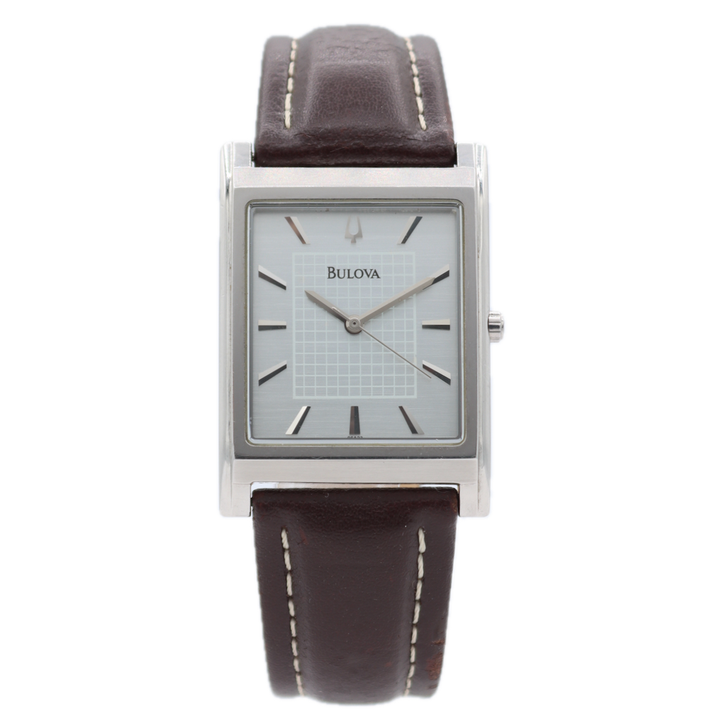 Vintage 29mm Bulova C875441 Sutton Men's Quartz Wristwatch 9T33 Japan Steel