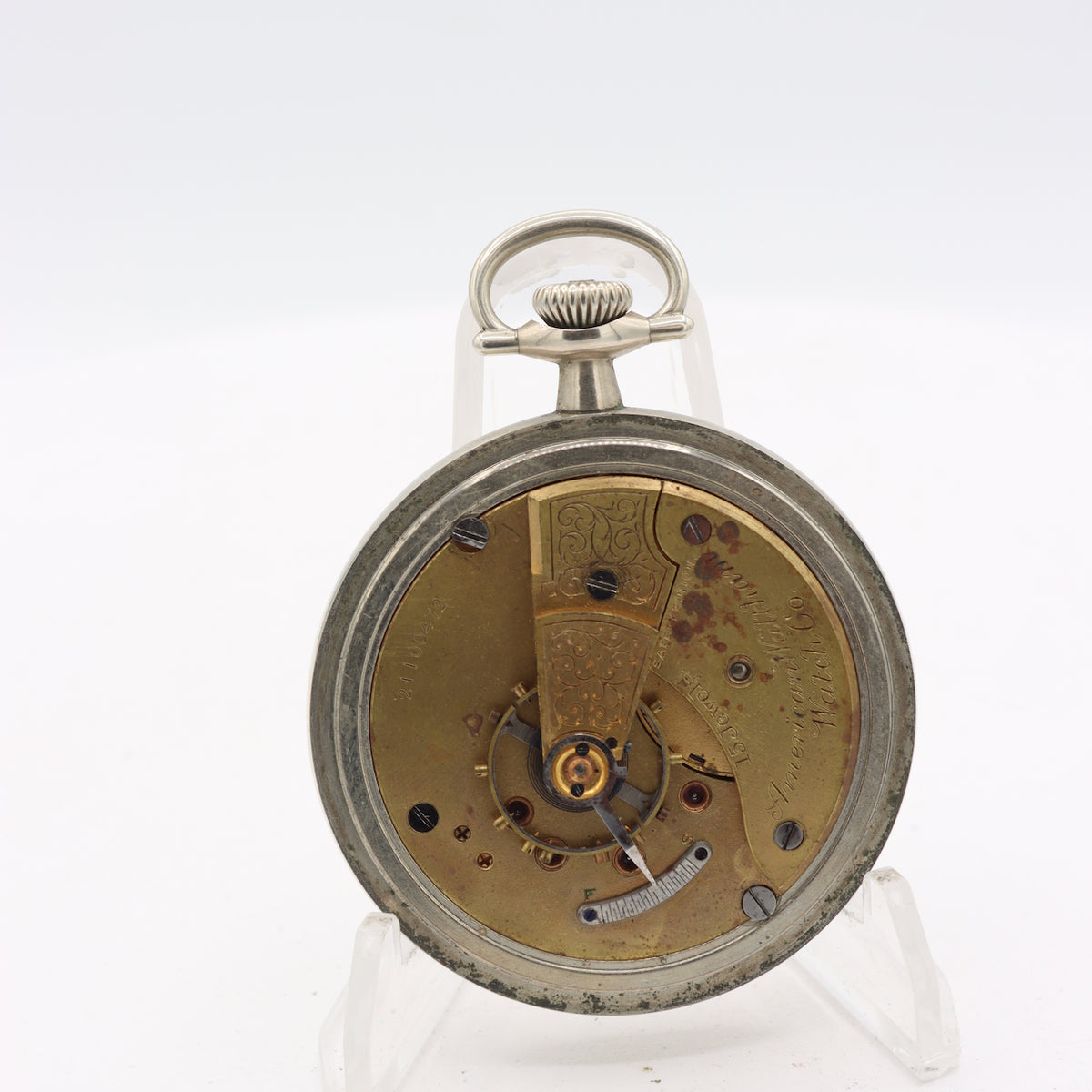 Antique 18S Waltham 15Jewel Mechanical Open Face Pocket Watch No. 81 N ...