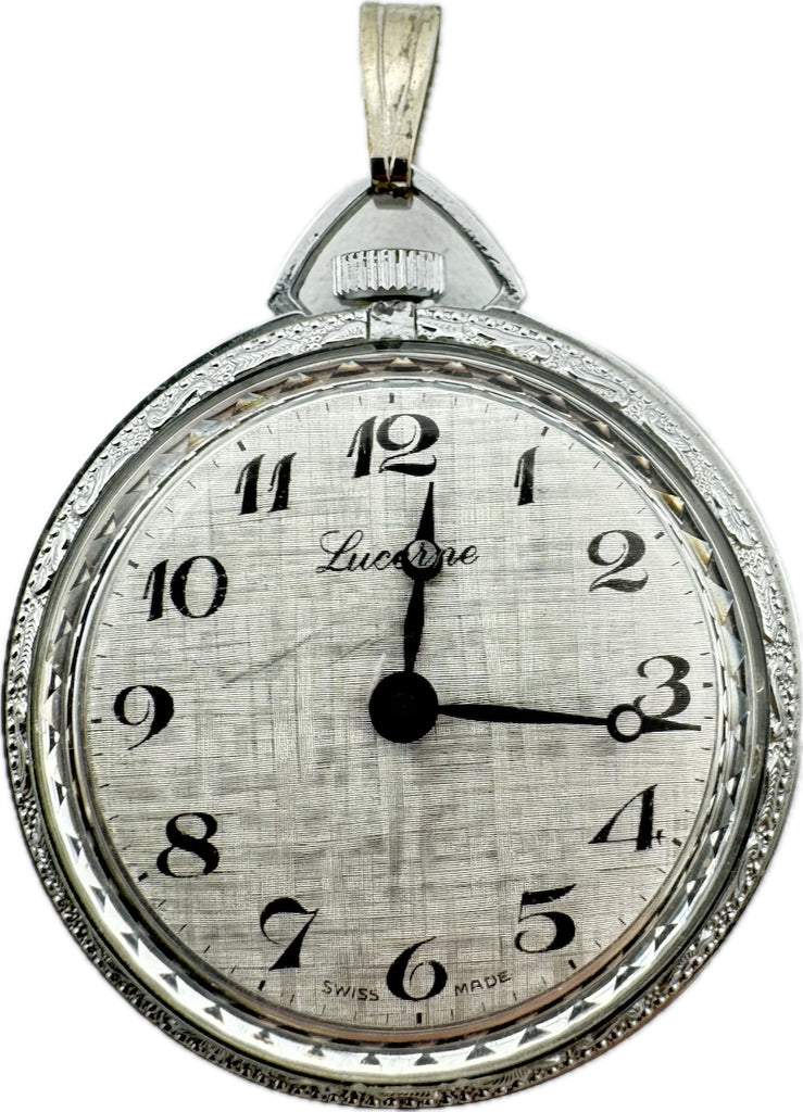 Antique lucerne pocket watch best sale