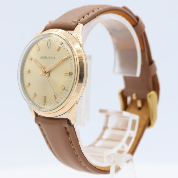 Vintage 34mm 1966 Accutron Sunburst Men's Tuning Fork Wristwatch 214 USA 10k GF