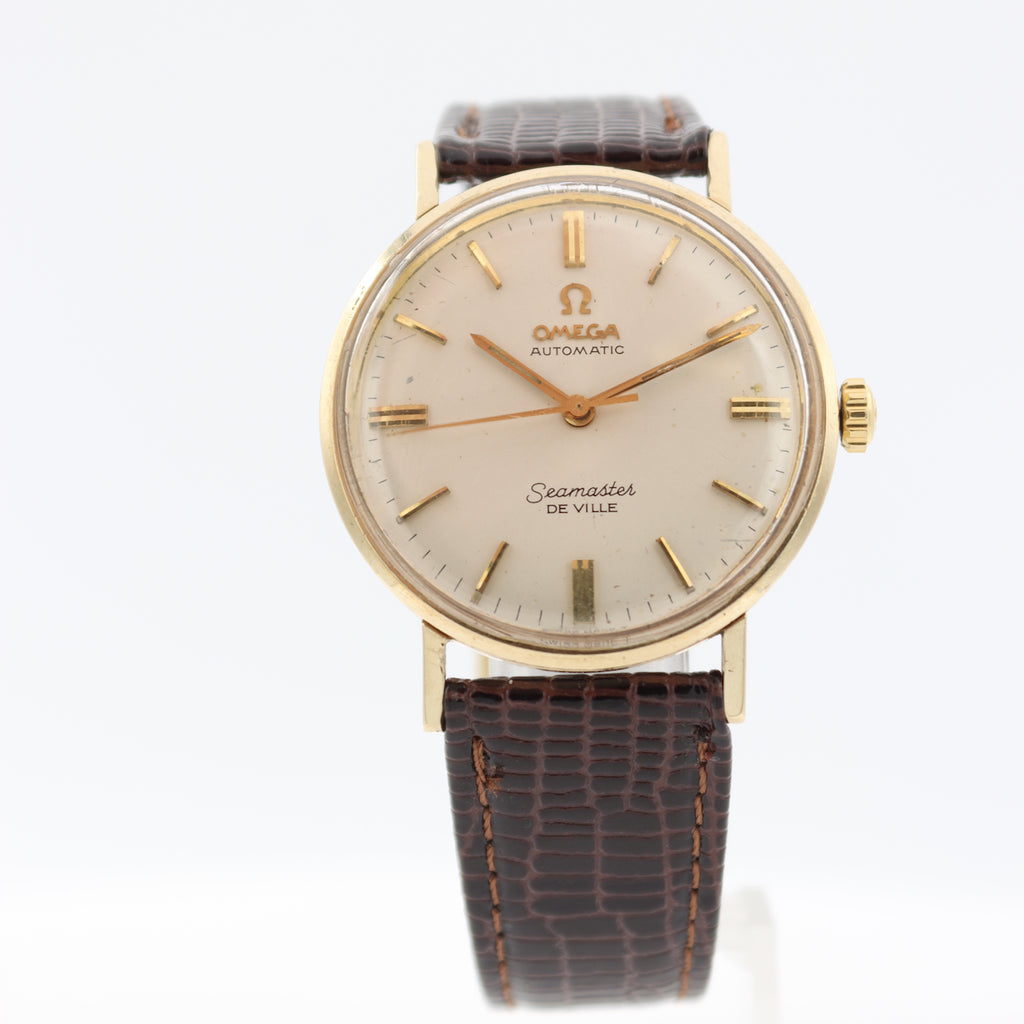 Omega automatic gold best sale