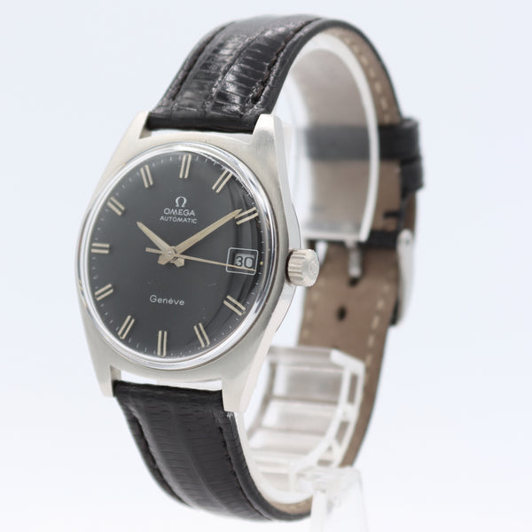 Vintage 1967 Omega 166.041 Geneve Men's Automatic Wristwatch 565 Swiss Steel