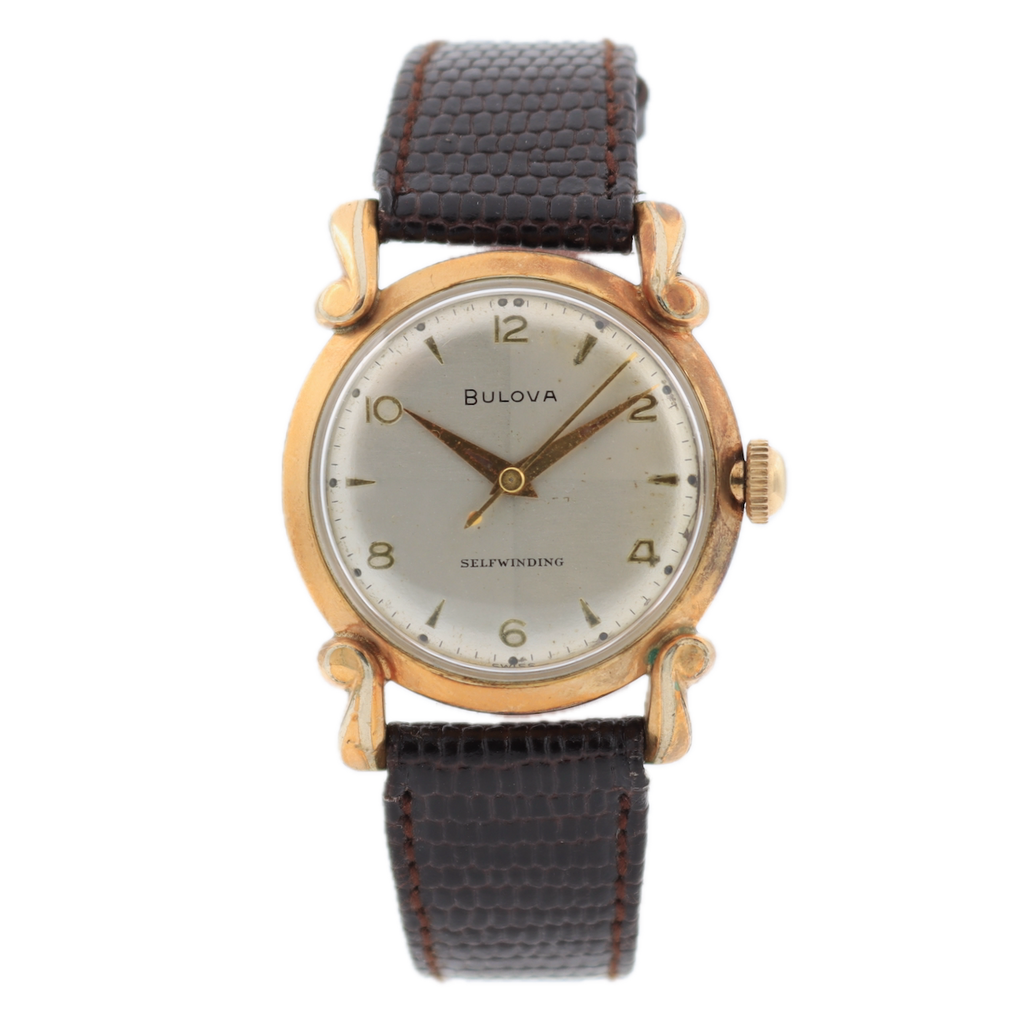 Vintage 31mm Bulova 8013446 Clipper Men's Automatic Wristwatch 10CSC Two Tone