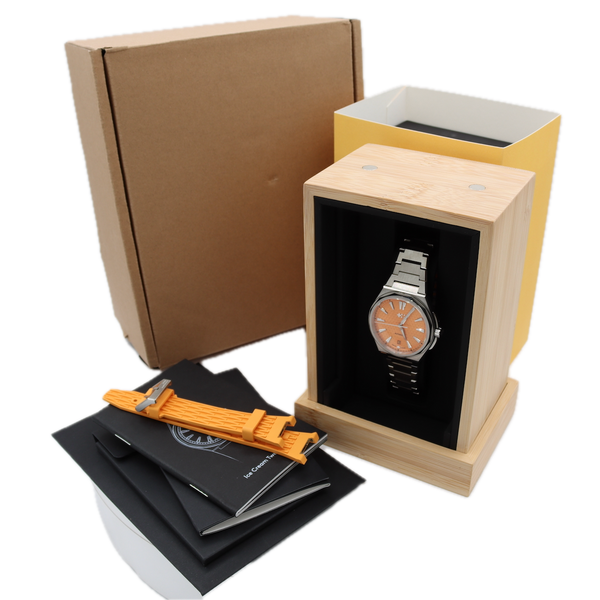 38mm Christopher Ward 38 Mango Men's Automatic Wristwatch SW200-1 Swiss Steel