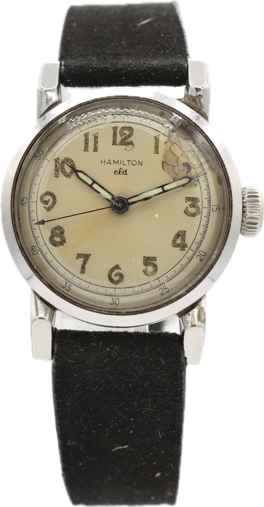 Vintage 30mm Hamilton Steeldon CLD Men's Mechanical Wristwatch 748 USA