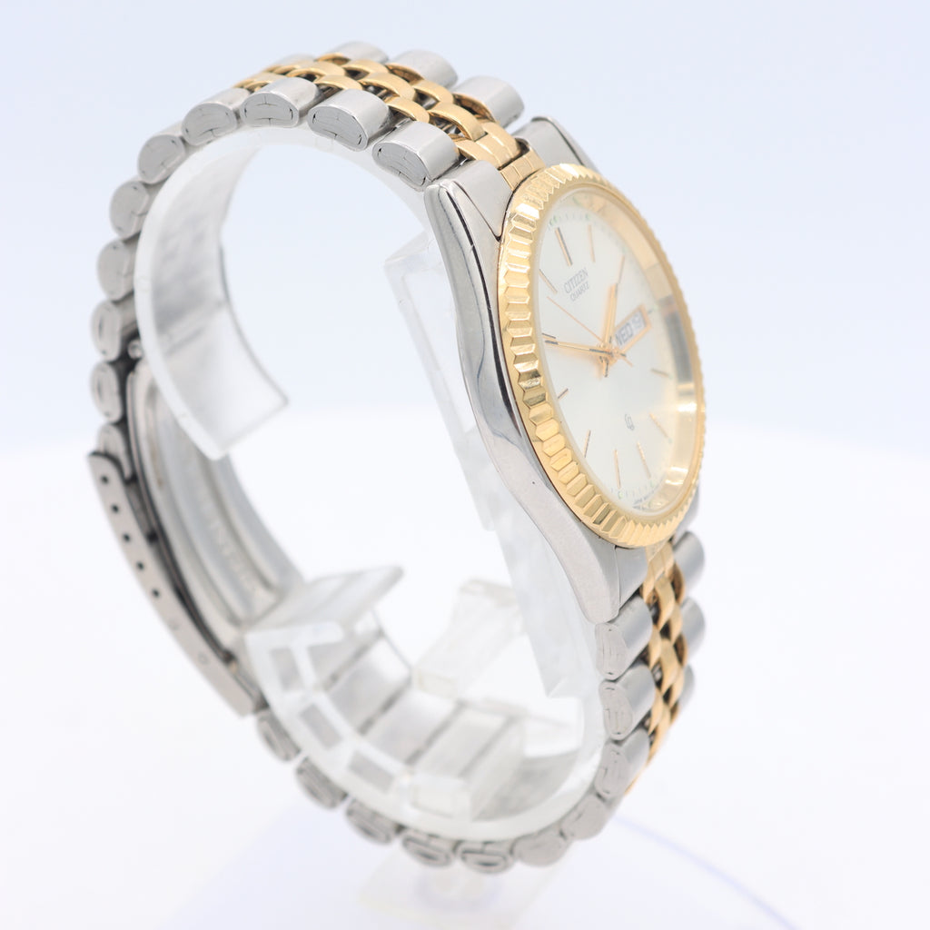 Citizen 腕時計 Vintage Citizen 1102-R12535 President Day Date Men's Quartz