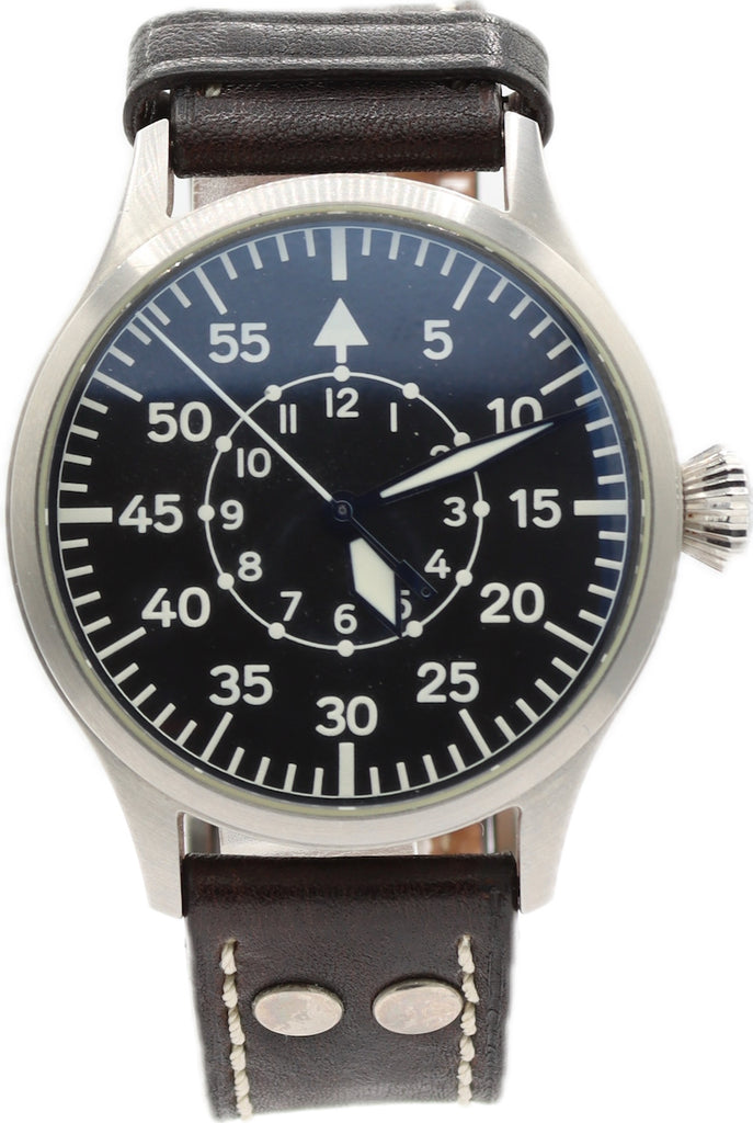 44mm Steinhart Nav.B-Uhr II Baumuster B Pilot Men's Automatic Wristwatch Swiss