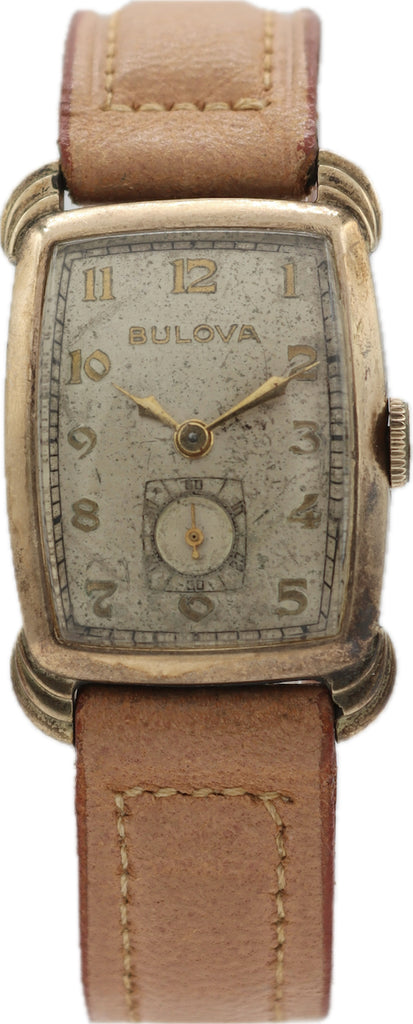 Vintage Bulova Senator Men s Mechanical Wristwatch 8AH 10k Rolled Gold thewatchpreserve