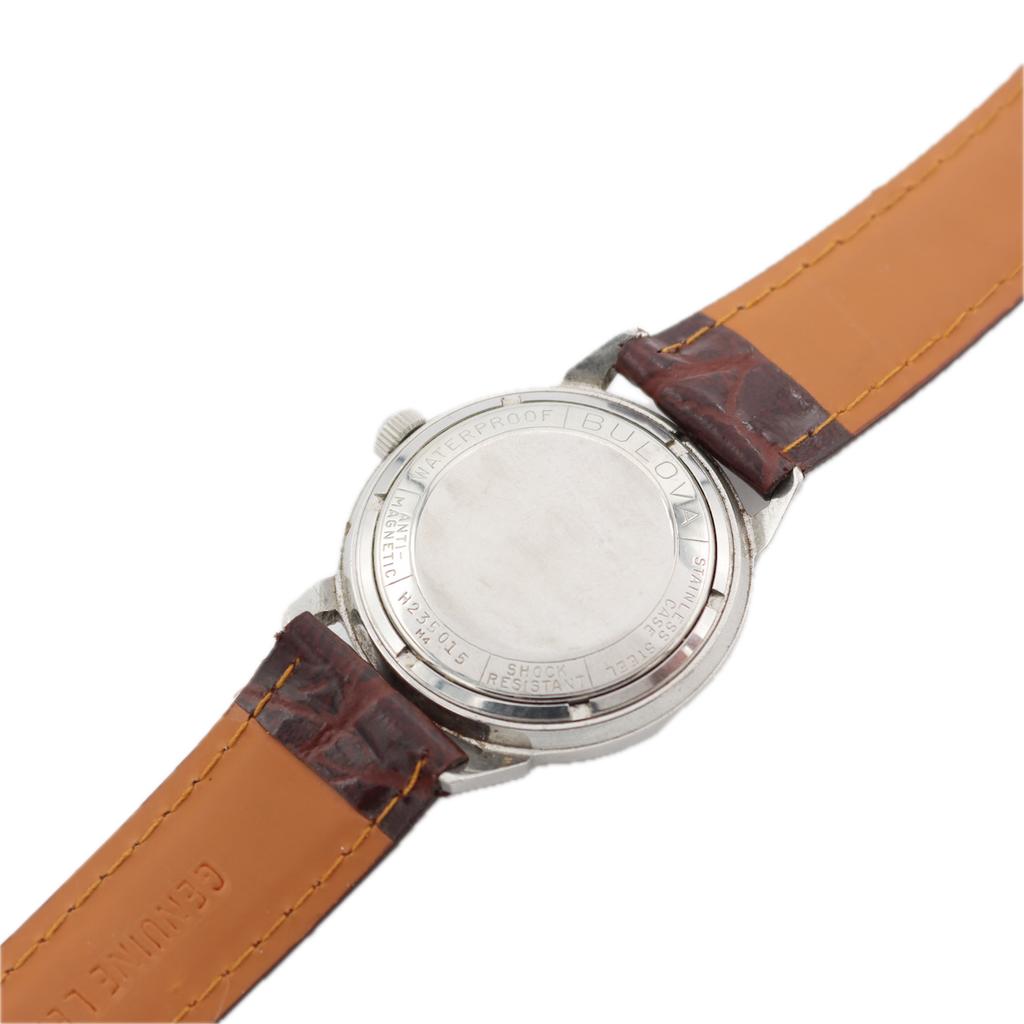 BULOVA 11 ALACD Men's Self-winding SS Watch 17 Jewels Dial
