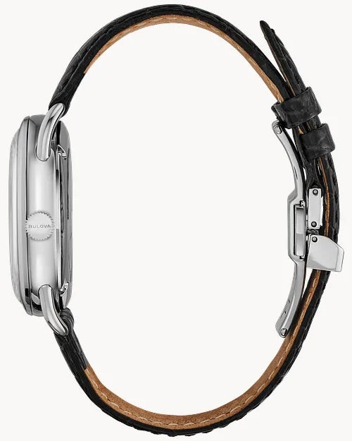 34mm Bulova 96M152 JB Collection Commodore Men's Automatic Wristwatch Steel