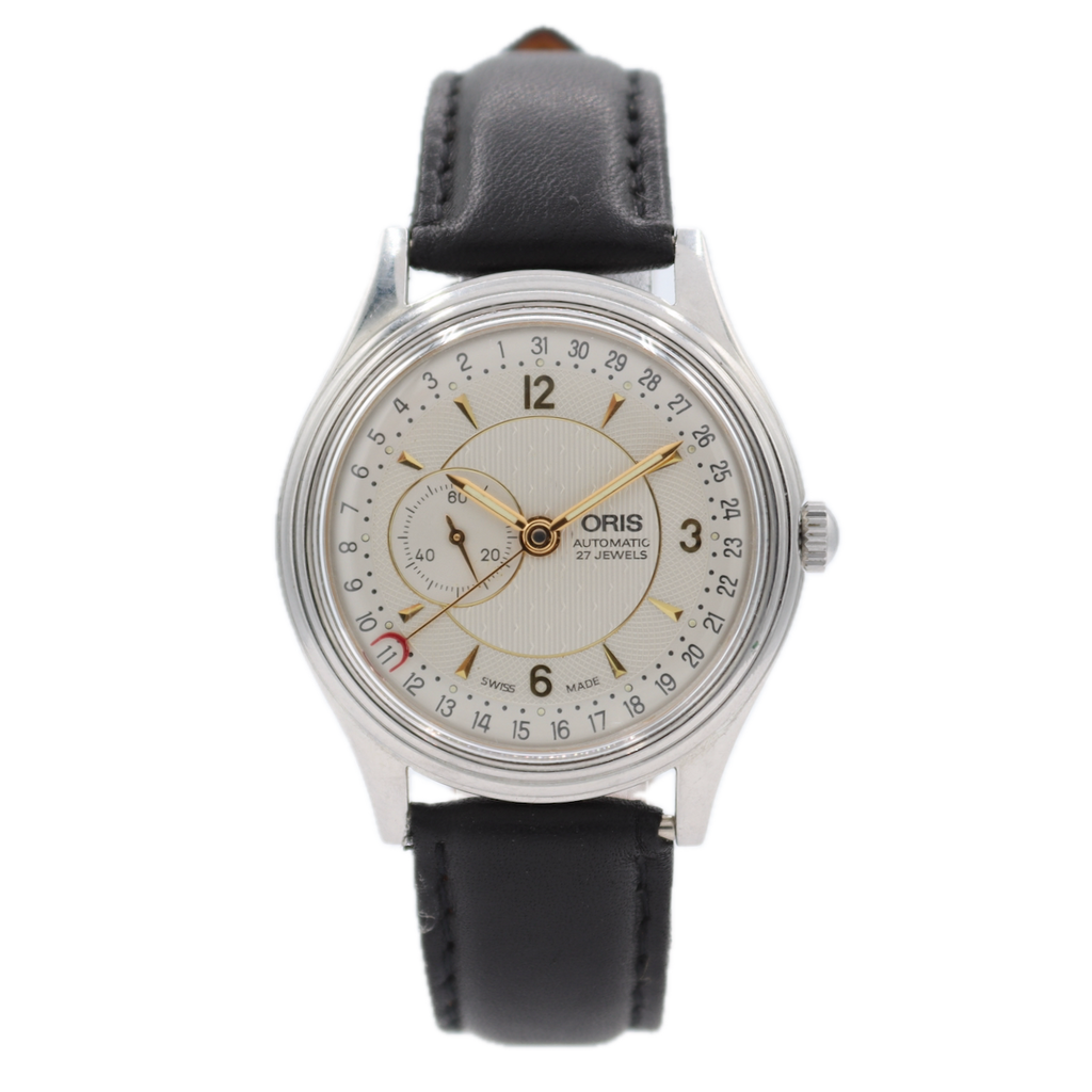 36mm Oris 7461 Pointer Date Men's Automatic Wristwatch 640 Swiss Steel Serviced