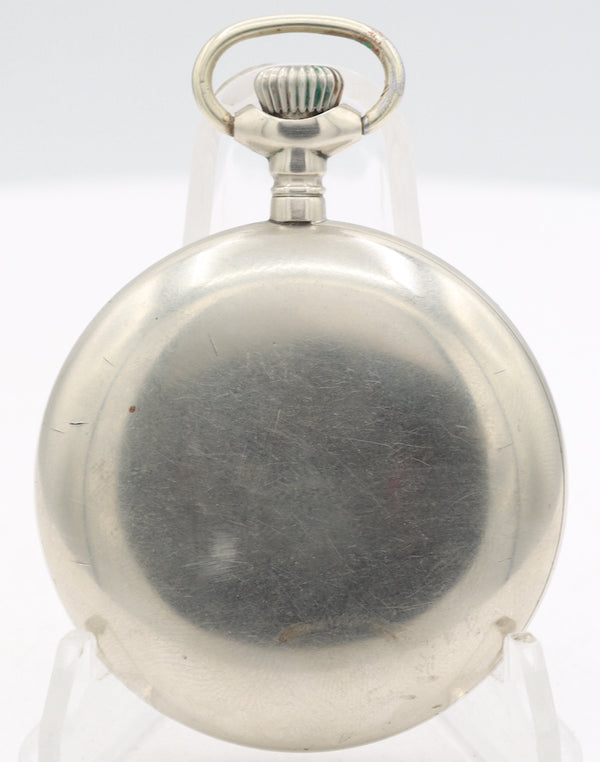 Antique 18 Size South Bend 17 Jewel Mechanical Pocket Watch 347 Silverode USA