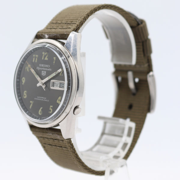Vintage Seiko 6619-8060 MACV SOG Sportsmatic 5 Men's Automatic Wristwatch Steel