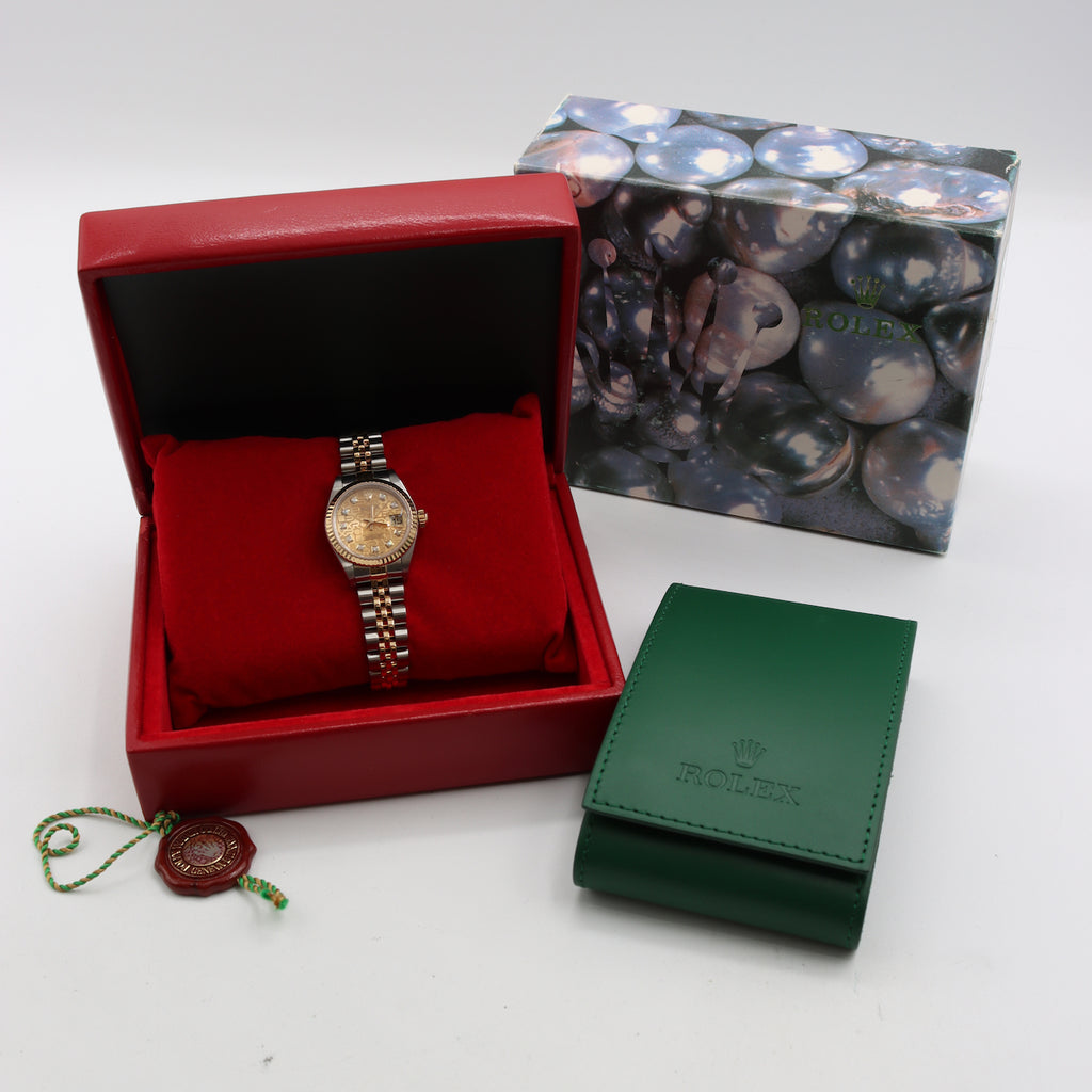 Vintage 26mm 2000 Rolex 79173 Datejust Ladies Automatic Wristwatch 2235 Jubilee