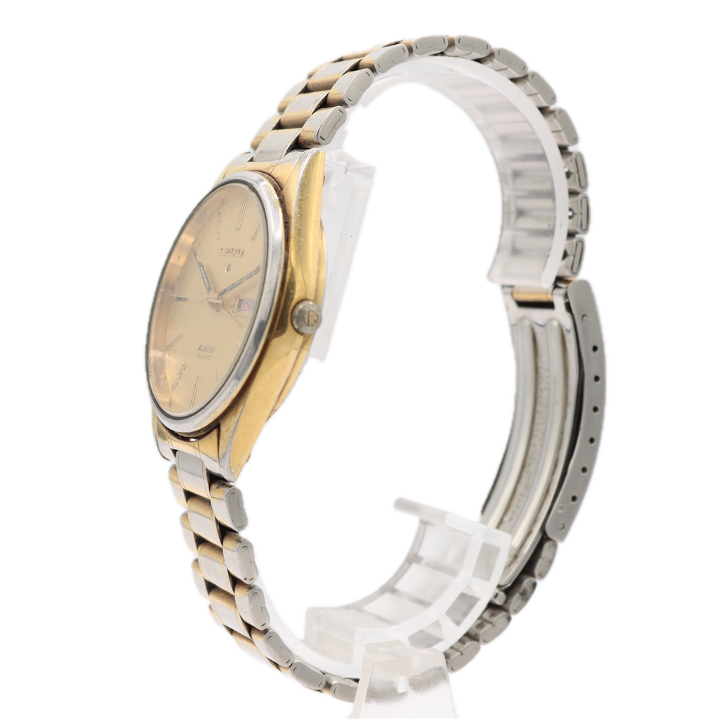 Vintage Seiko 5C23-8009 A4 Alarm Men's Quartz Wristwatch Japan