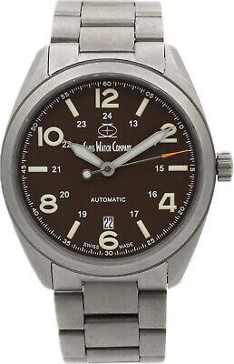 40mm Swiss Watch Co. Bunker Men's Automatic Wristwatch SW200 Swiss Titanium