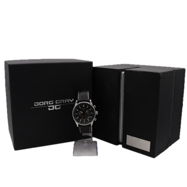 41mm 2009 Jorg Gray JG6500 Obama Edition Men's Quartz Wristwatch Steel