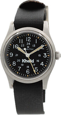 Vintage 33mm Hamilton 921980 Khaki Men Mechanical Wristwatch ETA2750 Swiss Steel