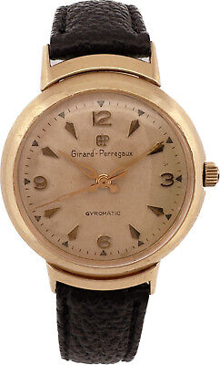 Vintage Giard Perregaux Gyromatic Men's Automatic Wristwatch 21 130 10k GF Runs