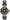 Vintage Elgin Black Star Admiral Evans Men's Wristwatch Gold Filled Swivel Lug