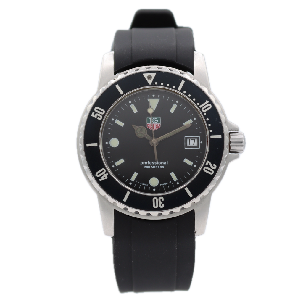 TAG Heuer WD1210-G-20 Professional 1500 Men's Quartz Wristwatch ETA955.412 Steel