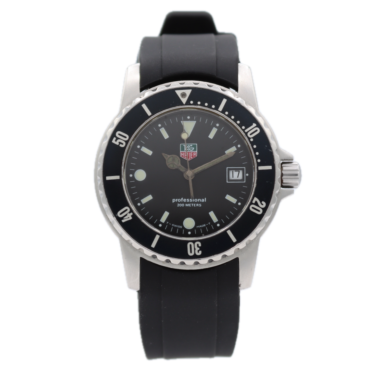 TAG Heuer WD1210-G-20 Professional 1500 Men's Quartz Wristwatch