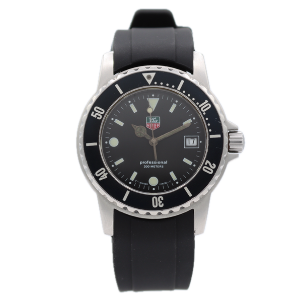 TAG Heuer WD1210-G-20 Professional 1500 Men's Quartz Wristwatch