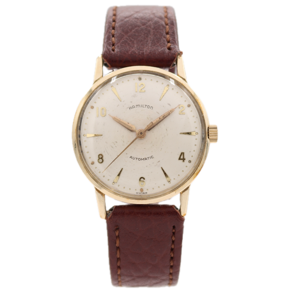 33mm 1959 Hamilton Accumatic VI Men's Automatic Wristwatch 672 Swiss 10k RGP