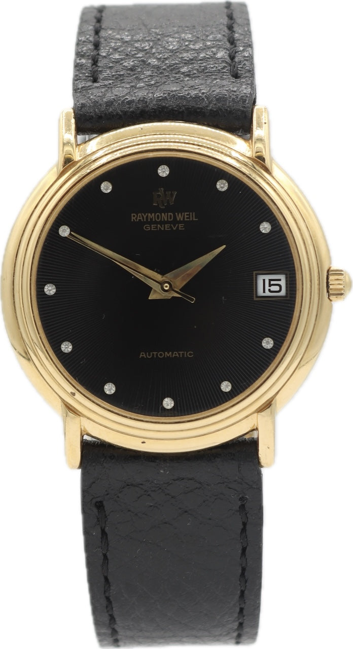 RAYMOND WEIL☆ 腕時計☆18k Raymond Weil Geneve 18K Gold Electroplated Quartz Pattern
