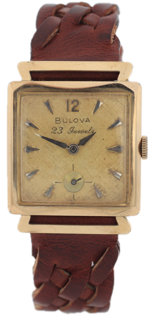 Vintage 1960 Bulova President C Men's Mechanical Wristwatch 10 BZ USA 10k RGP