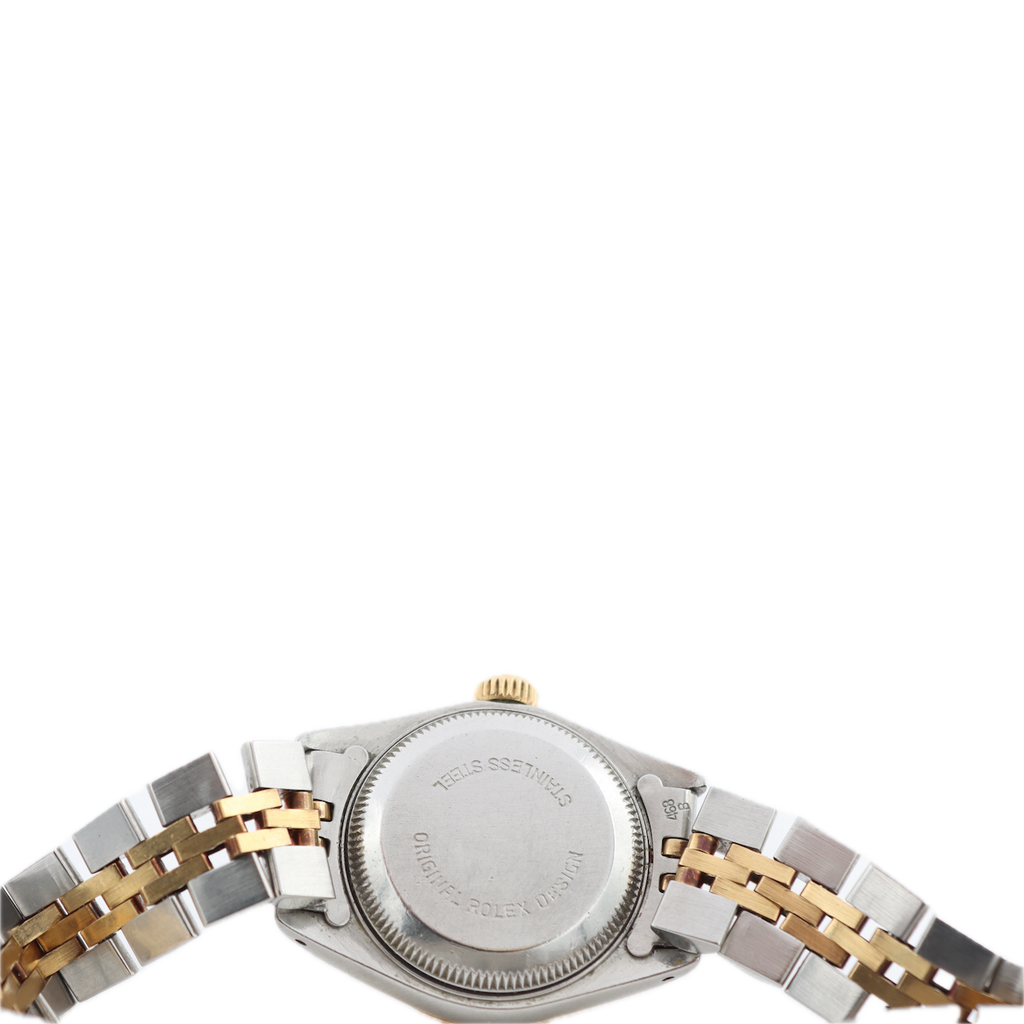 ROLEX DATEJUST 69173 2コマ Vintage 1987 Rolex 69173 Datejust Diamond Two Tone Ladies