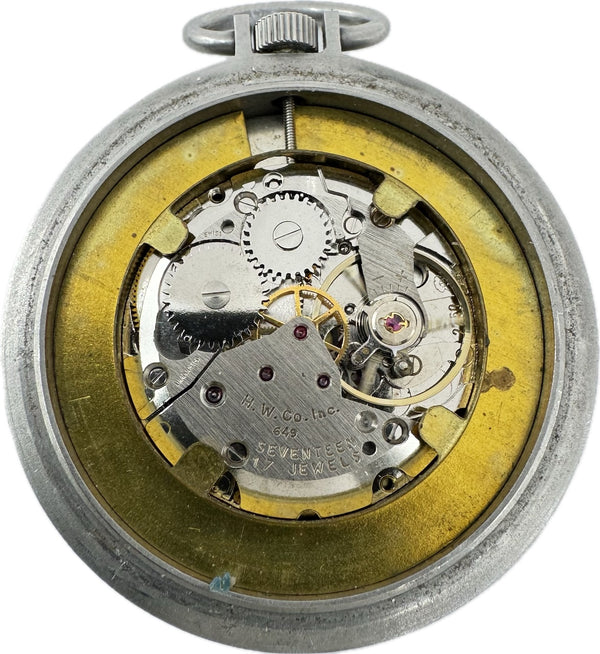 Vintage Hamilton Mechanical Field Pocket Watch L.L.Bean Stainless Luminous Dial