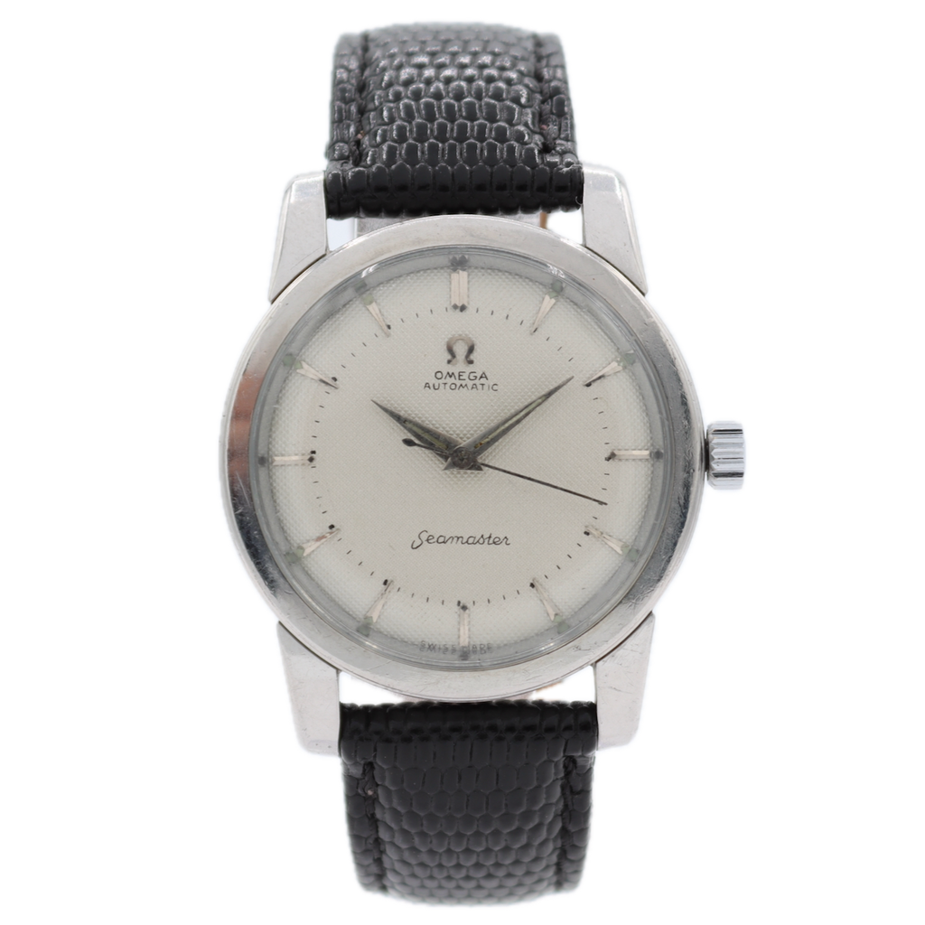 Vintage 35mm 1953 Omega Seamaster Men's Automatic Wristwatch Honeycomb Serviced