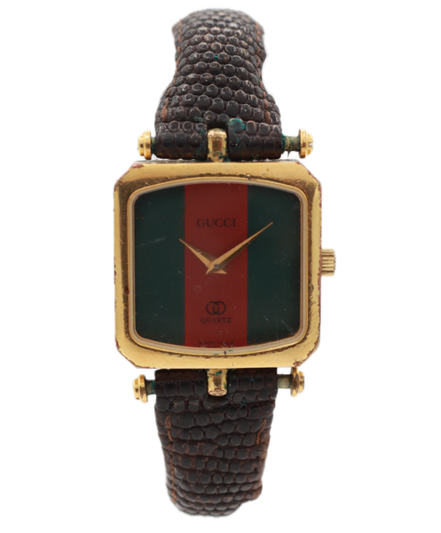 Vintage Gucci Sherry Line Ladies Quartz Wristwatch Swiss 18k