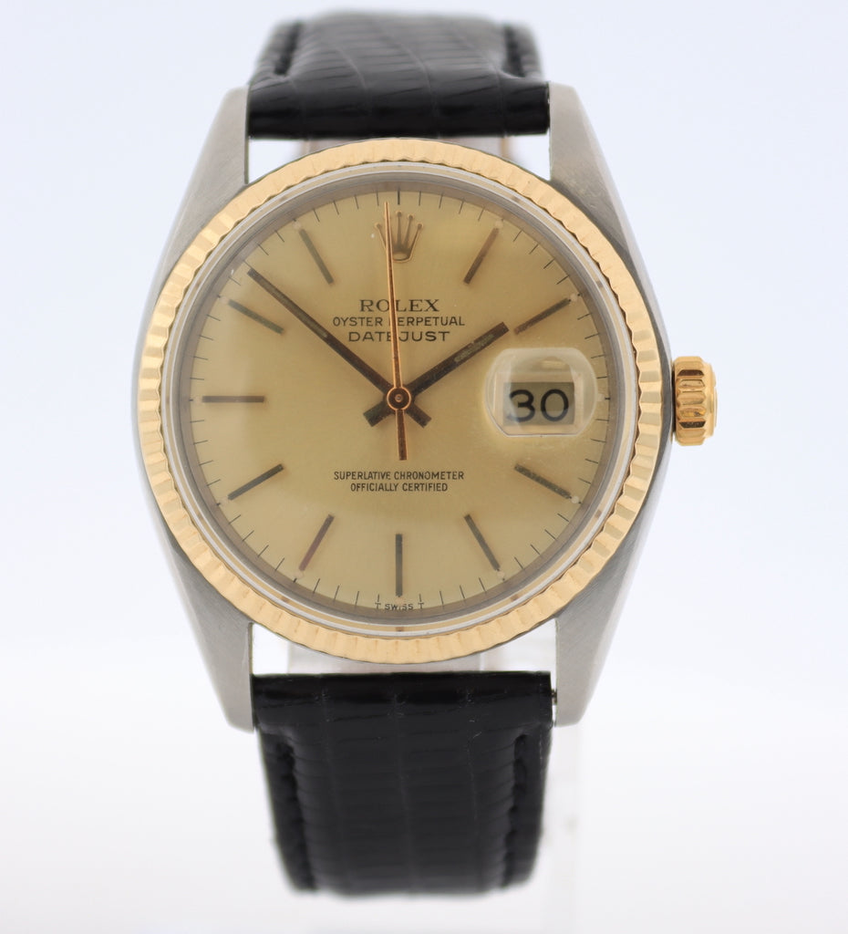 36mm 1978 Rolex 16013 Datejust Men's Automatic Wristwatch 3035 Swiss Made