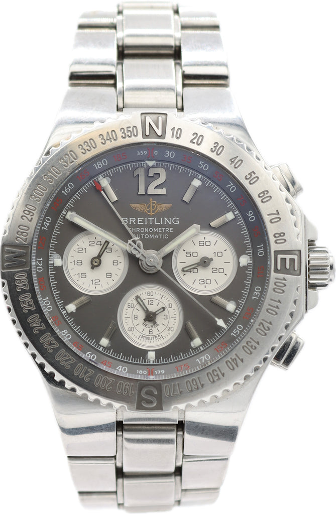 Breitling A39363 Hercules Men's Automatic Chronograph Wristwatch Swiss Steel